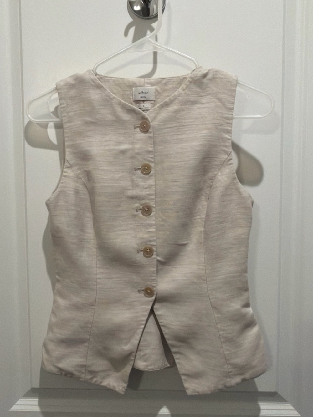 Aritzia Linen Regal Vest